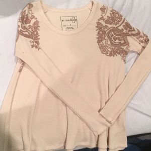 WE THE FREE FLOWY WAFFLE KNIT